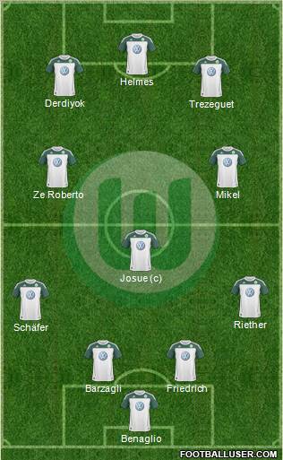 VfL Wolfsburg Formation 2011