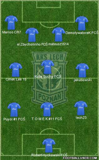 Lech Poznan Formation 2011