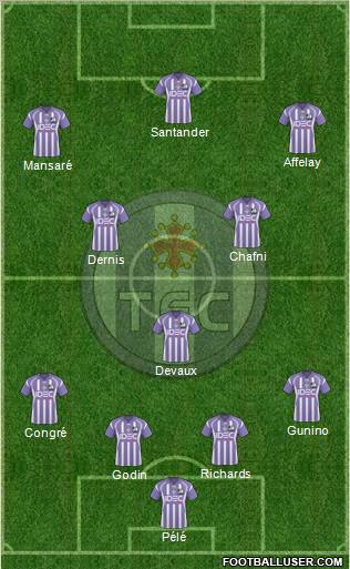 Toulouse Football Club Formation 2011