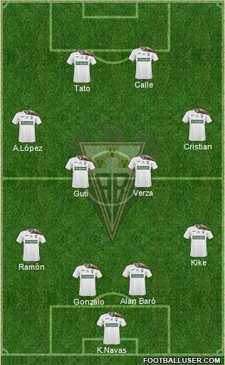 Albacete B., S.A.D. Formation 2011