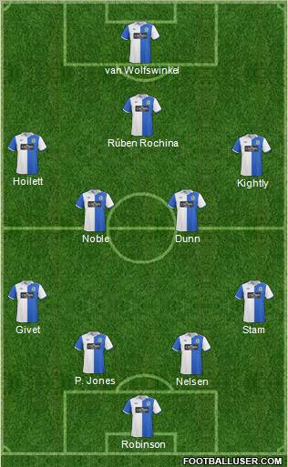 Blackburn Rovers Formation 2011