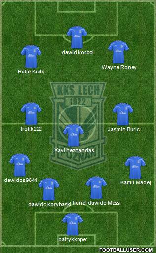 Lech Poznan Formation 2011