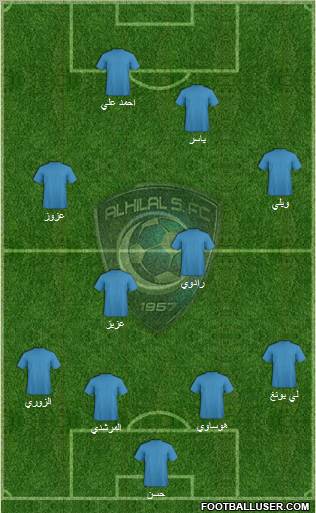 Al-Hilal (KSA) Formation 2011