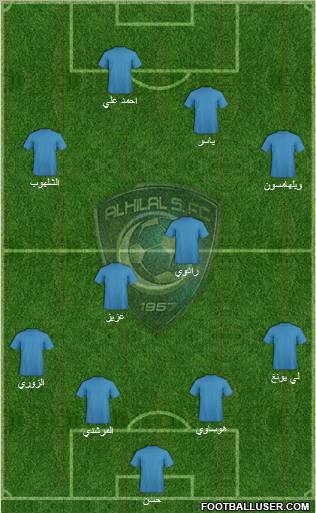 Al-Hilal (KSA) Formation 2011