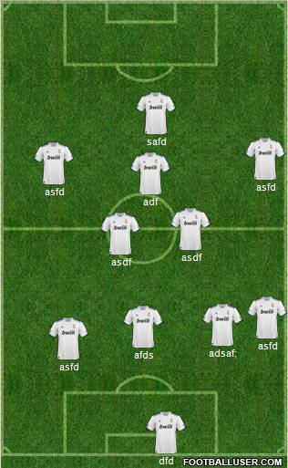 R. Madrid Castilla Formation 2011