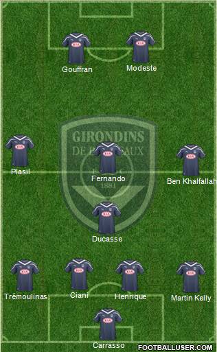 FC Girondins de Bordeaux Formation 2011