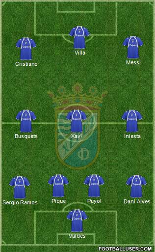 Xerez C.D., S.A.D. Formation 2011