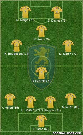 FC Sochaux-Montbéliard Formation 2011