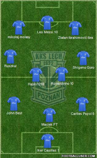 Lech Poznan Formation 2011