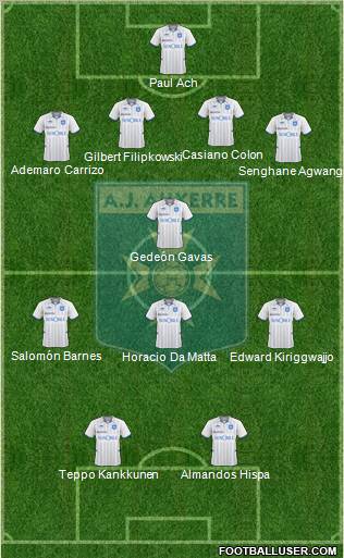 A.J. Auxerre Formation 2011