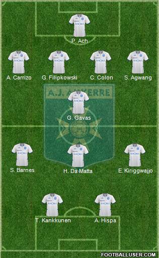 A.J. Auxerre Formation 2011