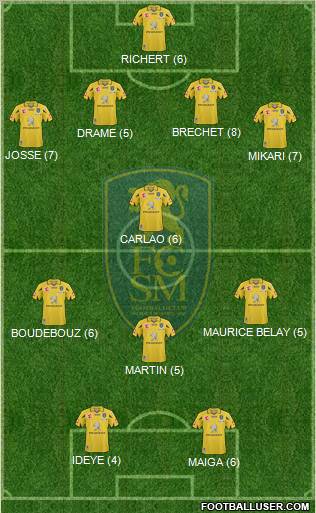 FC Sochaux-Montbéliard Formation 2011