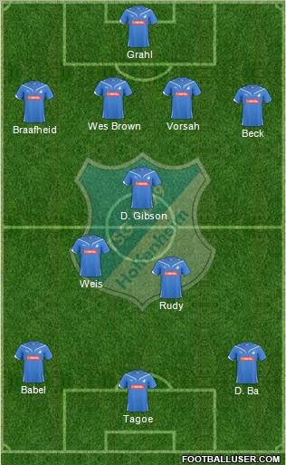 TSG 1899 Hoffenheim Formation 2011