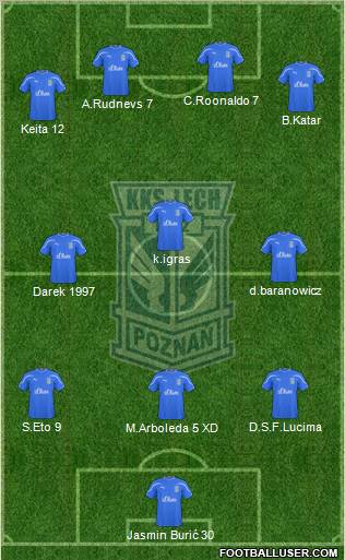 Lech Poznan Formation 2011