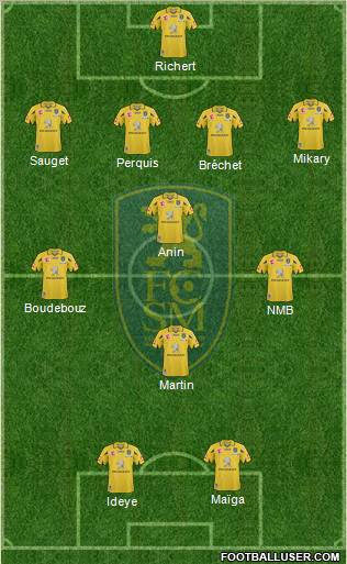 FC Sochaux-Montbéliard Formation 2011