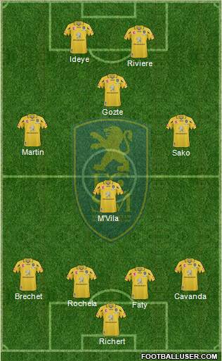 FC Sochaux-Montbéliard Formation 2011