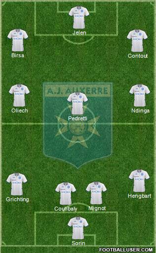 A.J. Auxerre Formation 2011