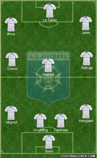 A.J. Auxerre Formation 2011