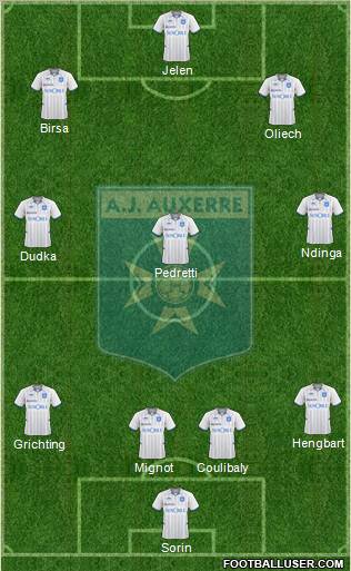 A.J. Auxerre Formation 2011