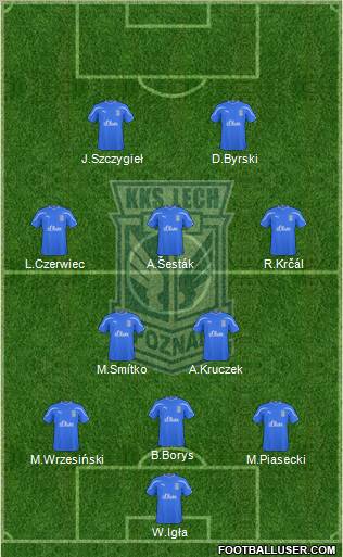 Lech Poznan Formation 2011