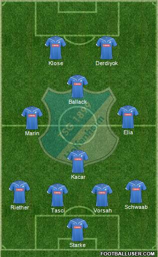 TSG 1899 Hoffenheim Formation 2011