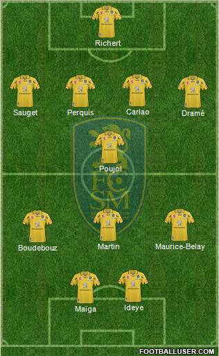 FC Sochaux-Montbéliard Formation 2011