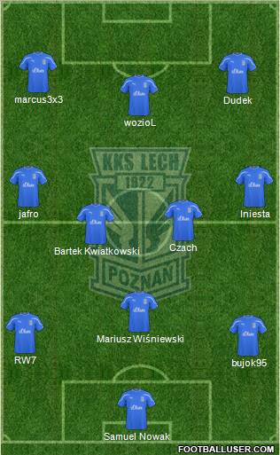 Lech Poznan Formation 2011