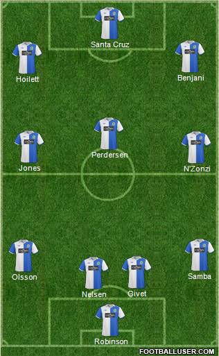 Blackburn Rovers Formation 2011