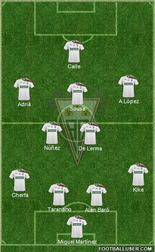 Albacete B., S.A.D. Formation 2011