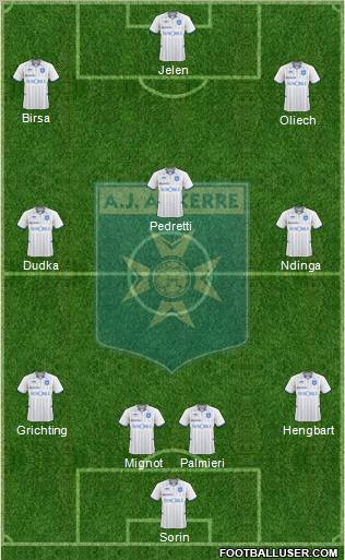 A.J. Auxerre Formation 2011