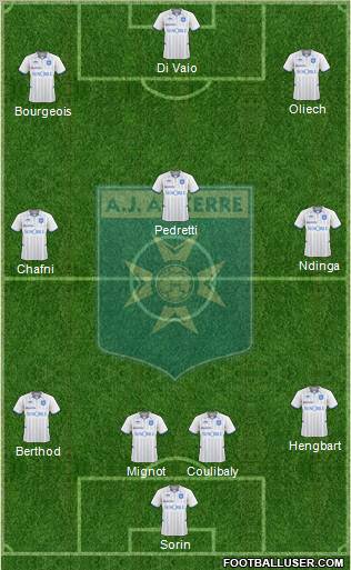 A.J. Auxerre Formation 2011