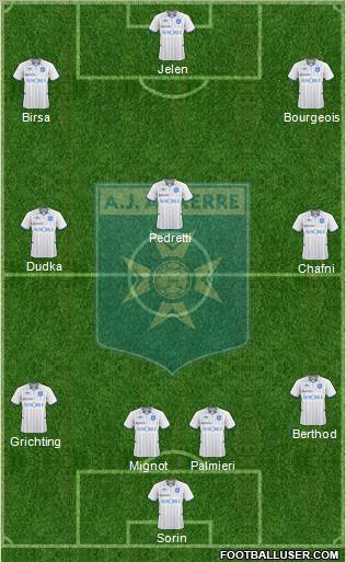 A.J. Auxerre Formation 2011