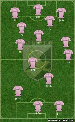 Città di Palermo Formation 2011