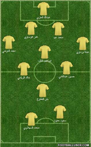 Al-Nassr (KSA) Formation 2011