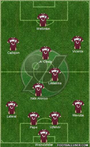 Hannover 96 Formation 2011