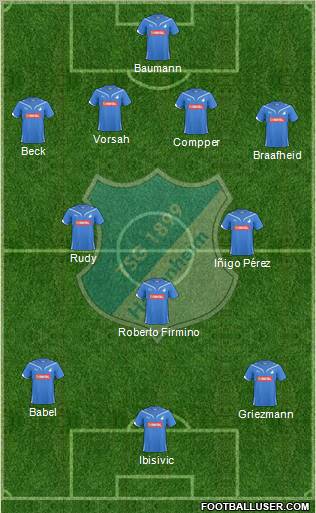 TSG 1899 Hoffenheim Formation 2011