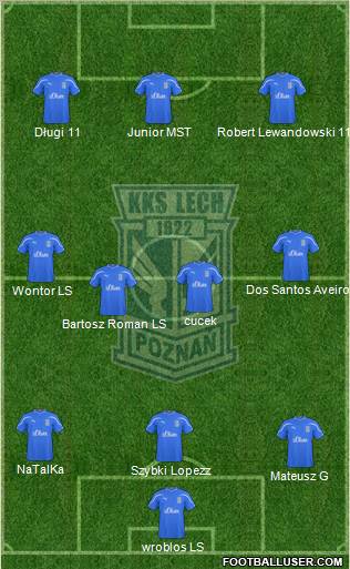 Lech Poznan Formation 2011