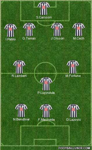 West Bromwich Albion Formation 2011