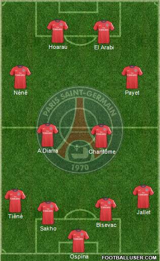 Paris Saint-Germain Formation 2011