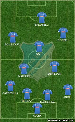 TSG 1899 Hoffenheim Formation 2011