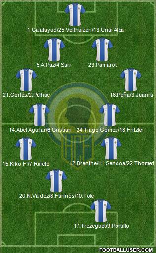 Hércules C.F., S.A.D. Formation 2011