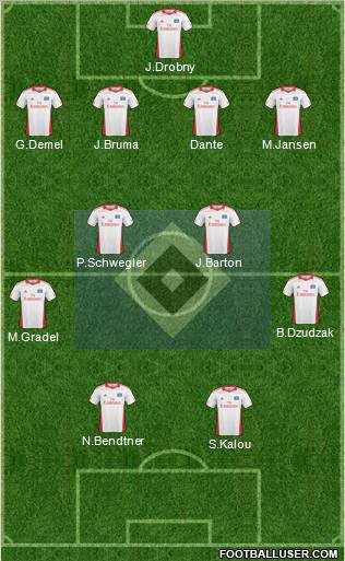 Hamburger SV Formation 2011