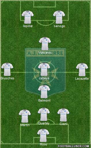 A.J. Auxerre Formation 2011