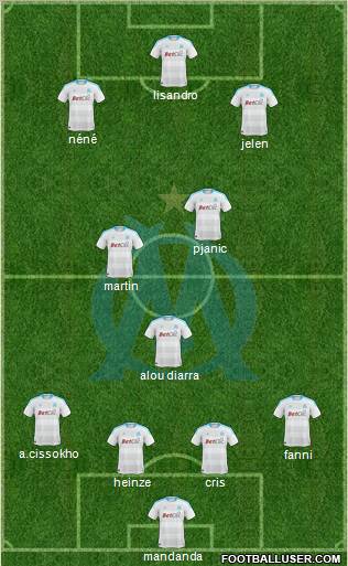 Olympique de Marseille Formation 2011