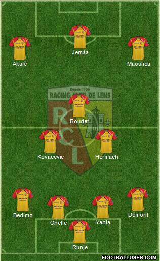 Racing Club de Lens Formation 2011