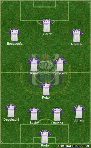 RSC Anderlecht Formation 2011