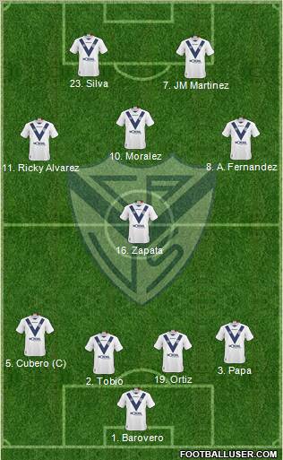 Vélez Sarsfield Formation 2011