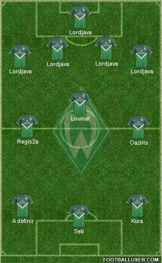 Werder Bremen Formation 2011