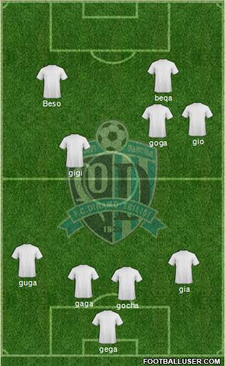 Dinamo Tbilisi Formation 2011