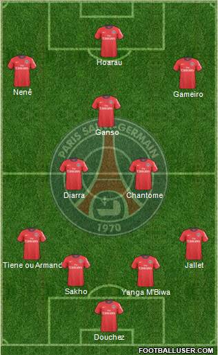 Paris Saint-Germain Formation 2011